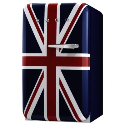 Smeg FAB10LUJ 55cm Fridge with Ice Box in Union Jack Design with Left Hand Hinge Smeg FAB10LUJ 55cm Fridge with Ice Box in Union Jack Design with Left Hand Hinge